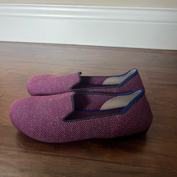 Rothy's Mulberry Glitter and Blue Slip-On loafer-Size 13 - Picture 4 of 9